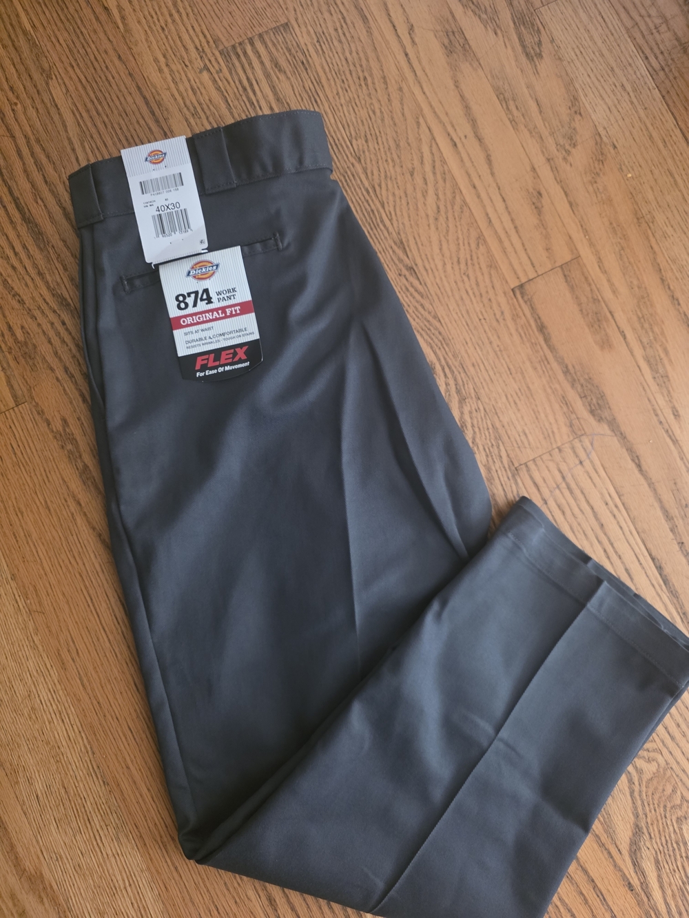 Dickies Men's Work Pants in Charcoal Gray 40x30